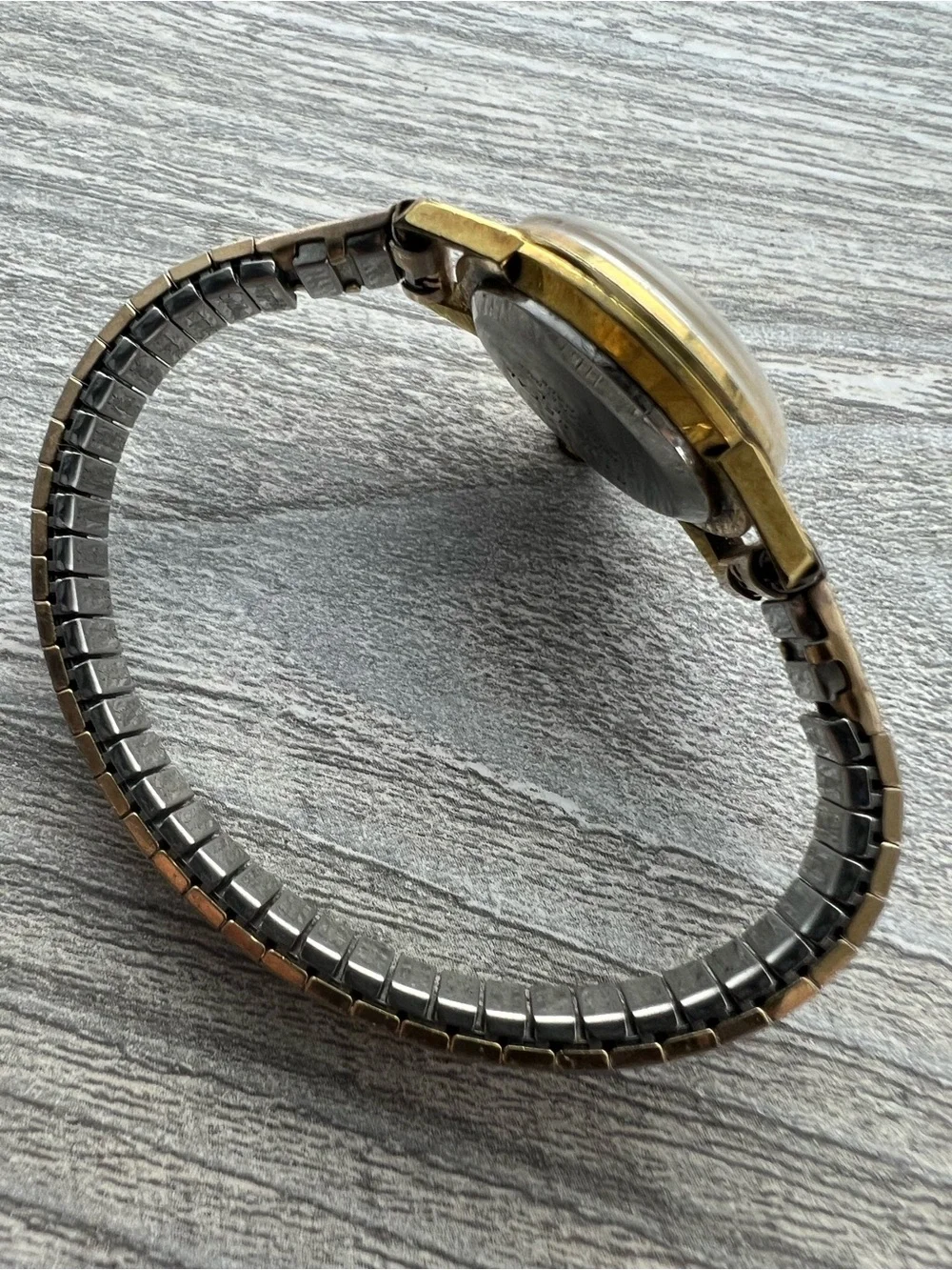 LeJour Vintage Gold-Tone womens Watch with Silver Dial